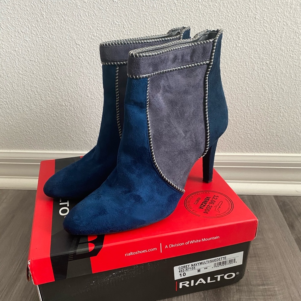 Blue & Gray Boots